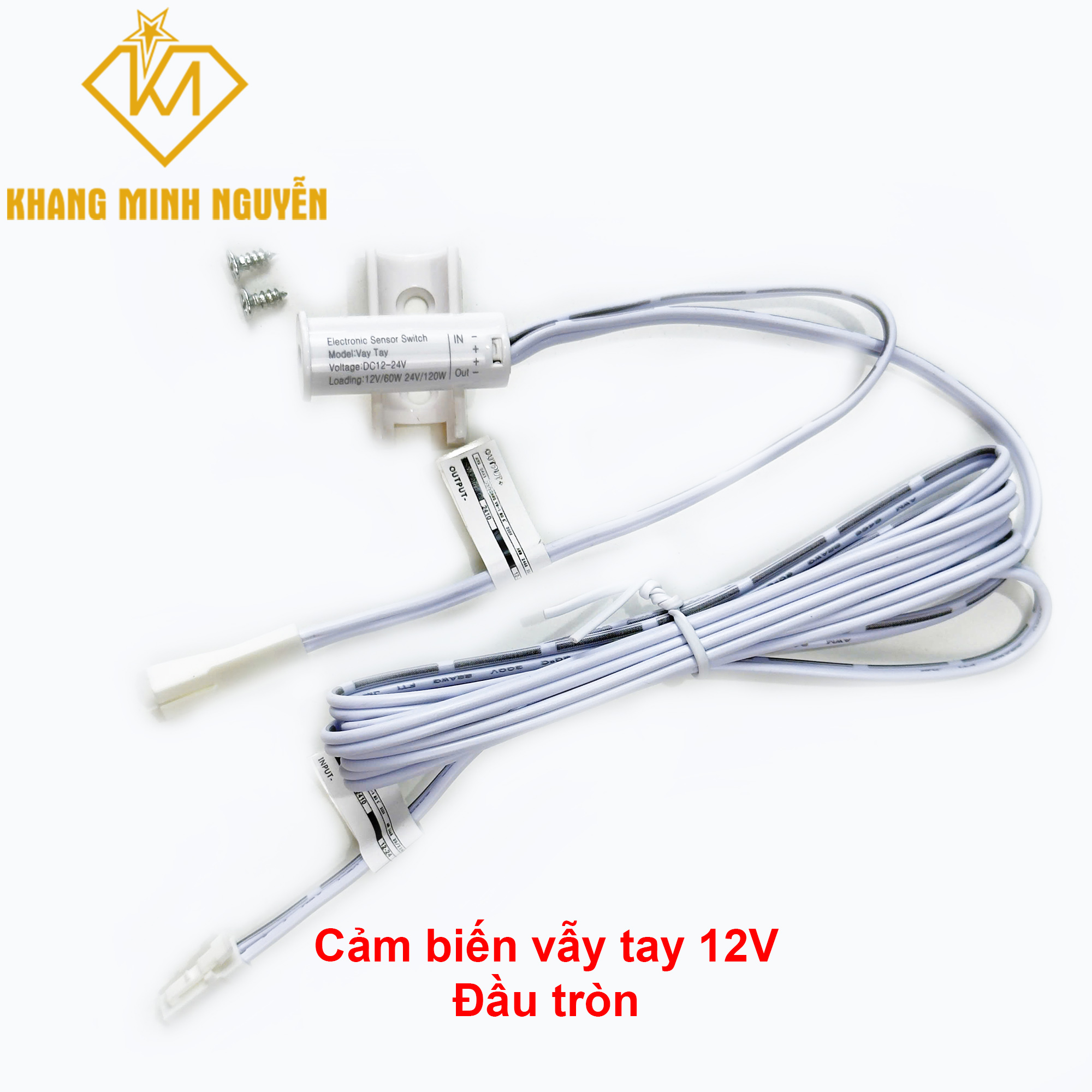 Cảm biến vẫy tay 12V đầu tròn Cảm biến vẫy tay 12V đầu tròn