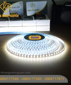 Đèn LED dây 12V 120 mắt/mét - Ánh sáng trắng 6000K