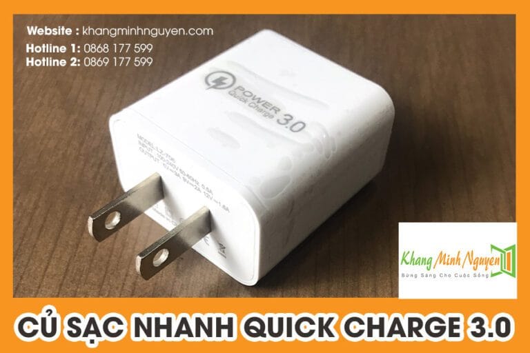 củ sạc nhanh quick charge 3.0