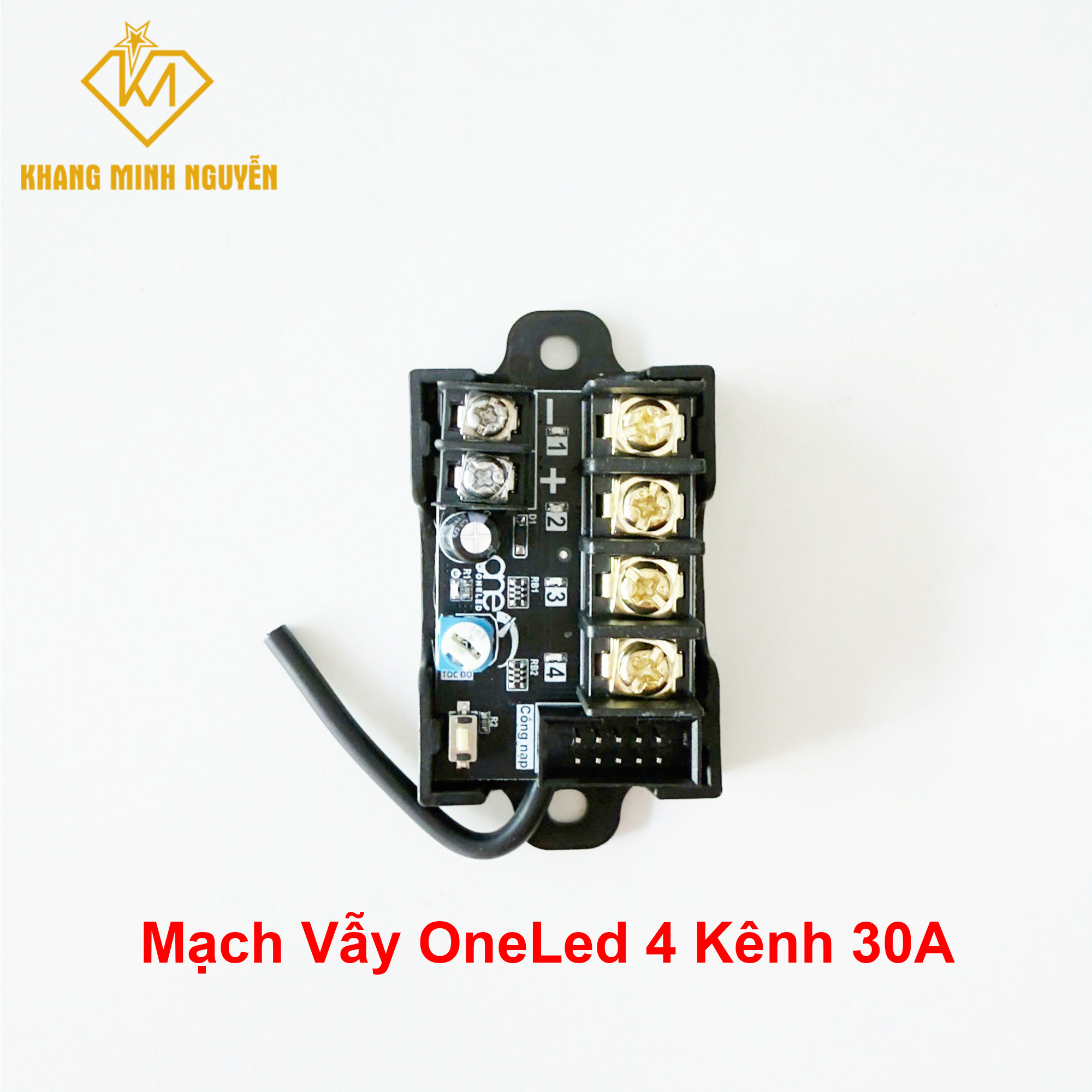 Mạch vẫy OneLed 4 kênh 30A V3.2 điều khiển hiệu ứng đèn LED 5V-12V