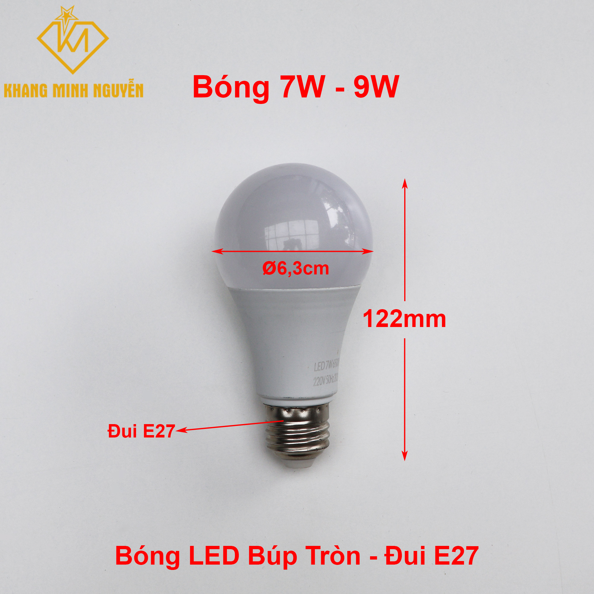 Bóng búp 7W-9W Bóng búp 7W-9W