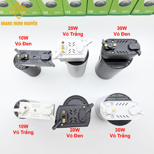 Đèn ray rọi, đèn spotlight, đèn rọi ống bơ 10W | 20W | 30W