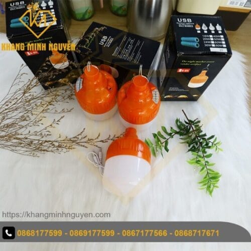 Đèn bóng led sạc tích điện 100W