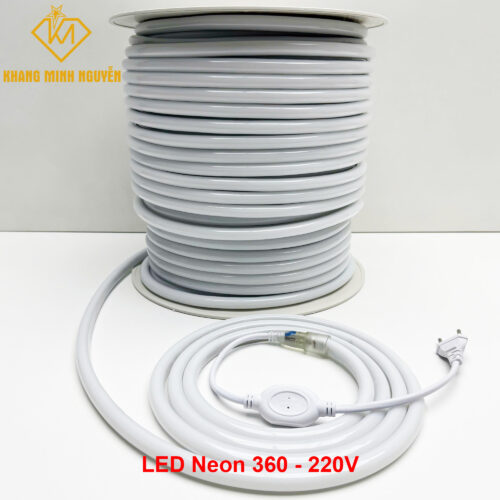 Combo 5m - Đèn LED Neon 360 độ 220V - 2835 - IP65