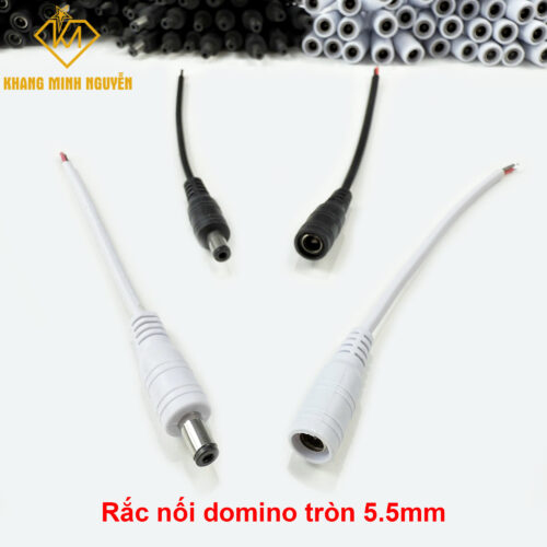 Jack nối, Rắc nối tròn 5.5mm DC - Jack Adapter 5.5mm