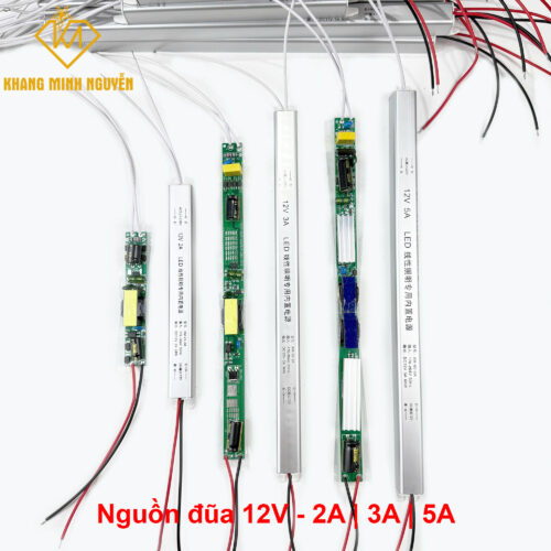Nguồn đũa 12V - 2A|3A|5A - 24W|36W|60W dùng cho đèn LED 12V