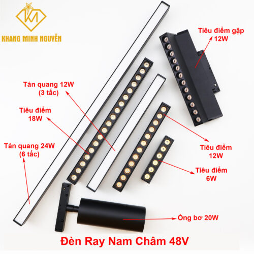 Đèn Ray Nam Châm 48V Cao Cấp
