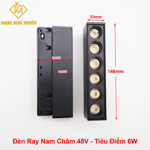 Đèn Ray Nam Châm 48V Cao Cấp - Tiêu Điểm 6W