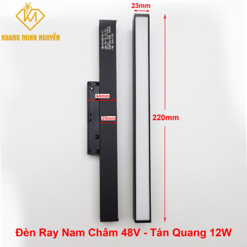 Đèn Ray Nam Châm 48V Cao Cấp - Tản Quang 12W