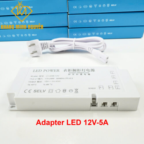 Nguồn LED và cảm biến 12V - LED Adapter 12V - 5A - 60W