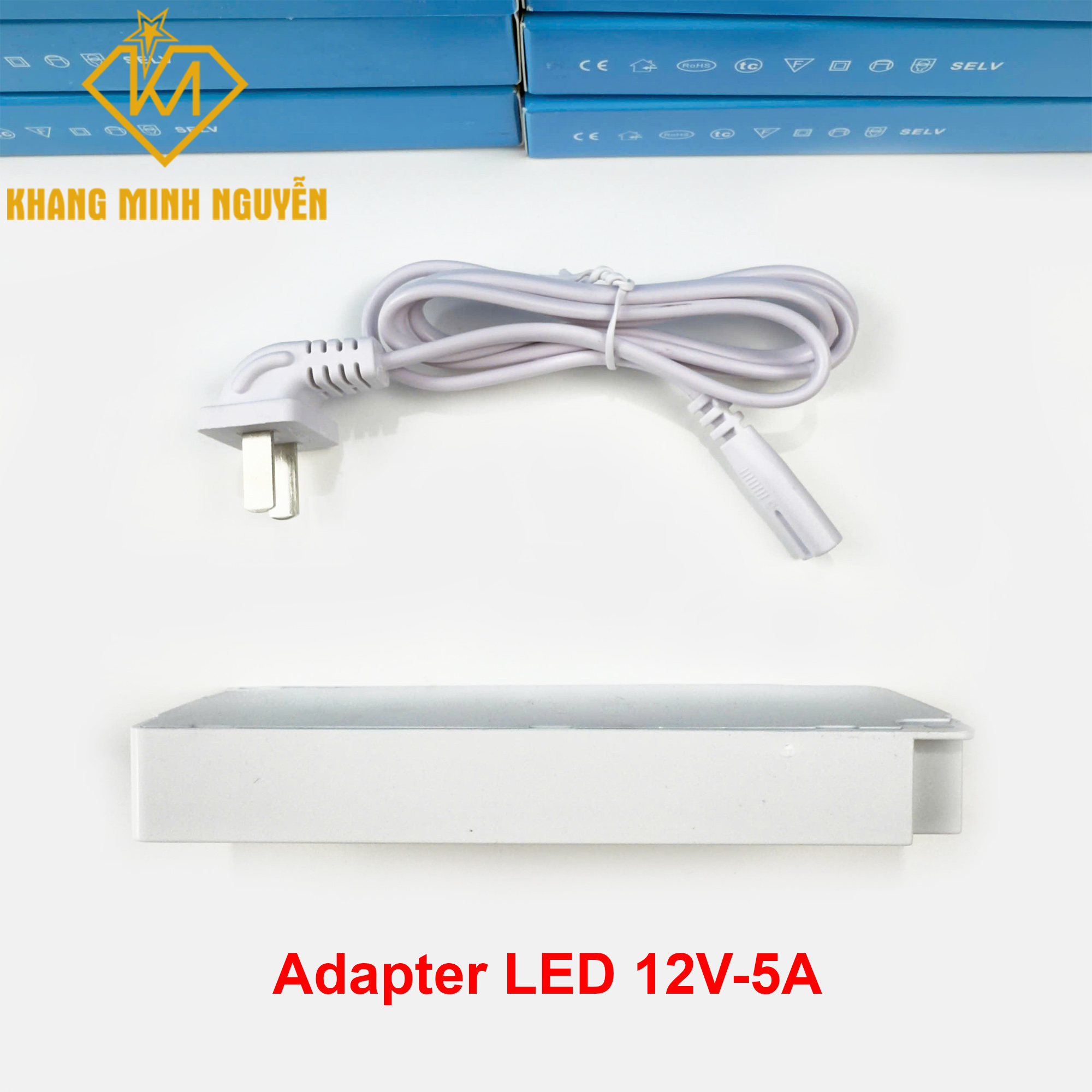Nguồn LED và cảm biến 12V - LED Adapter 12V - 5A - 60W Nguồn LED và cảm biến 12V - LED Adapter 12V - 5A - 60W