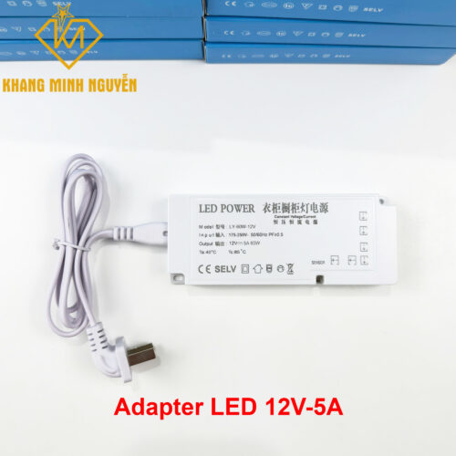 Nguồn LED và cảm biến 12V - LED Adapter 12V - 5A - 60W