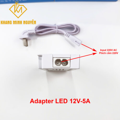Nguồn LED và cảm biến 12V - LED Adapter 12V - 5A - 60W