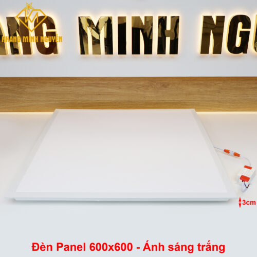Đèn LED Panel 600x600 siêu mỏng công suất 50W, ánh sáng trắng 6500K