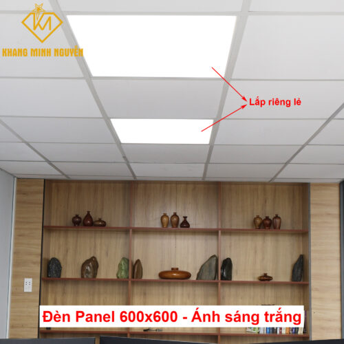 Đèn LED Panel 600x600 siêu mỏng công suất 50W, ánh sáng trắng 6500K