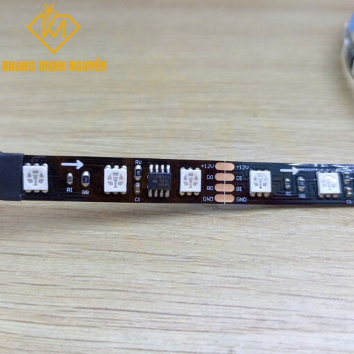 (Cuộn 5m) Led dán 12V full color IC 16703 (4 dây) chip led 5050 full màu