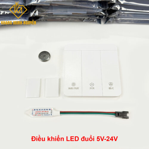 Điều khiển led chạy đuổi 3 dây từ 5V - 24V chuyên dùng cho các dây led sử dụng chip điều khiển 2811, 1903