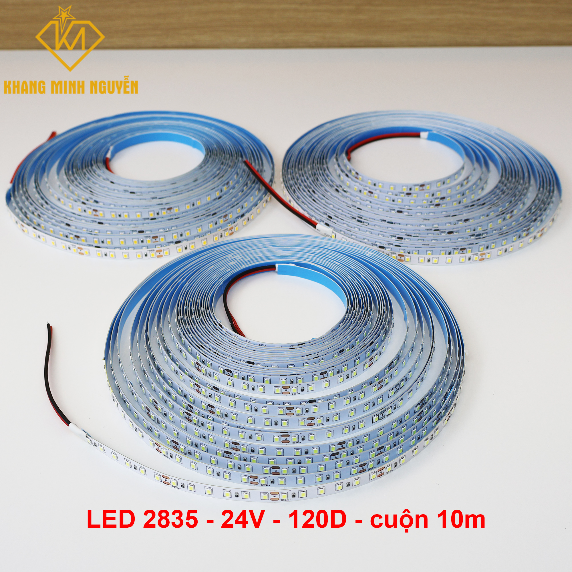 LED dây dán 24V 2835 120D LED dây dán 24V 2835 120D