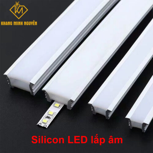 Ống Silicon Led lắp âm - định hình đèn led dây