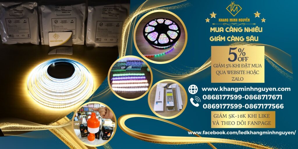 banner đèn led kmn 1