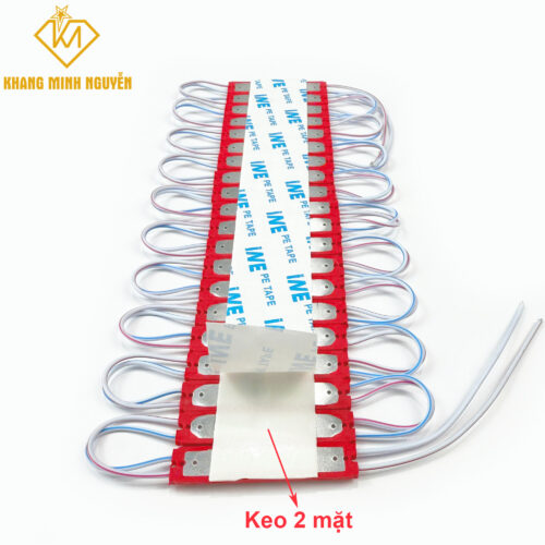 Led modul 3 bóng 6113 - 12V siêu sáng có keo dán