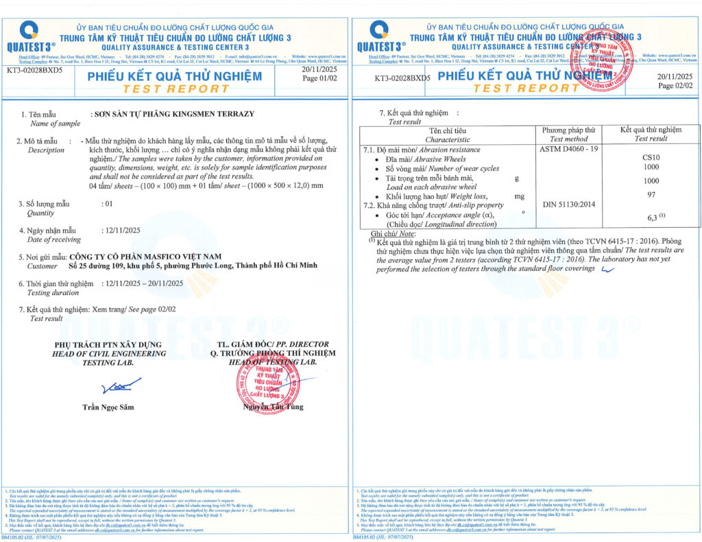 Sơn Sàn Epoxy Tự Phẳng Terrazy