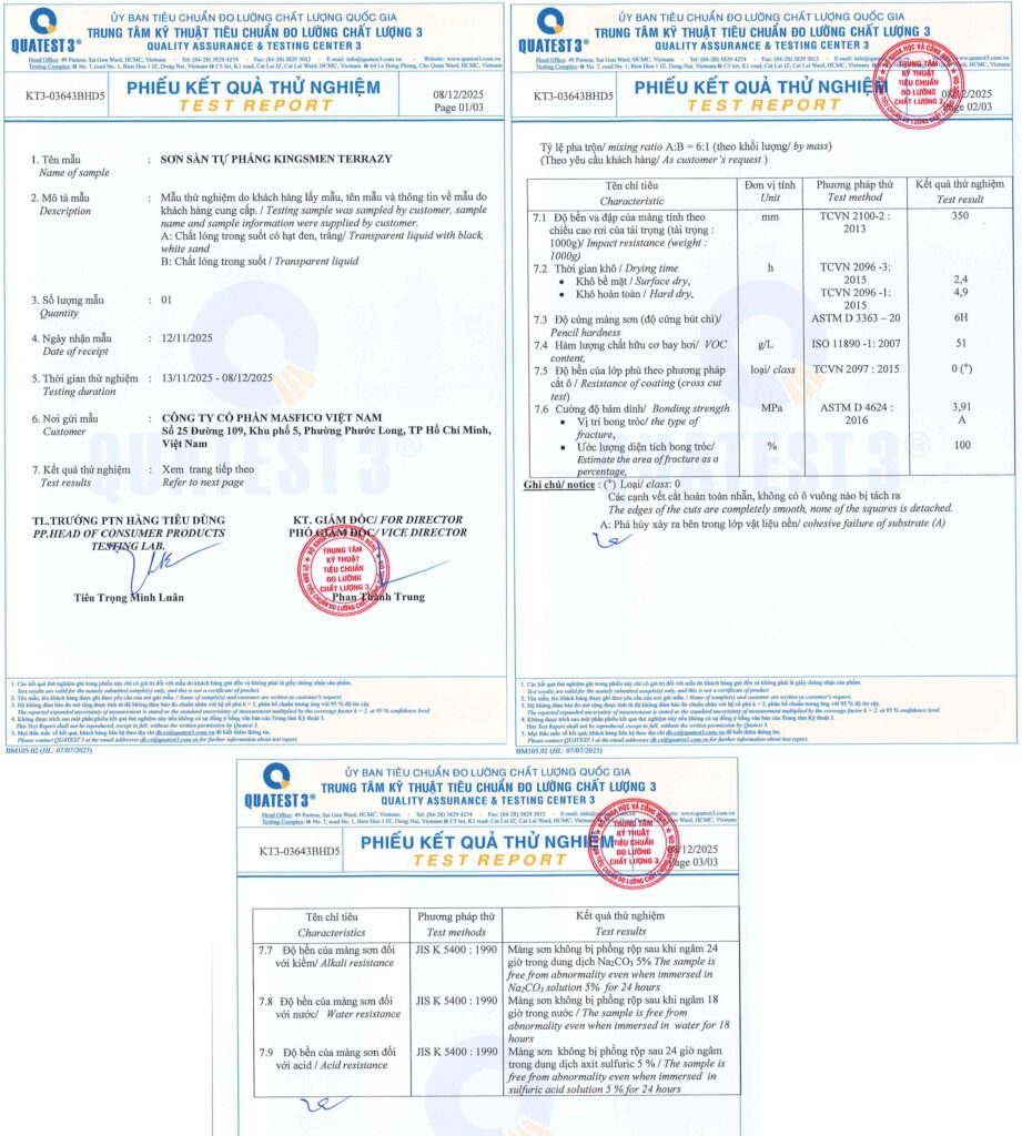 Sơn Sàn Epoxy Tự Phẳng Terrazy