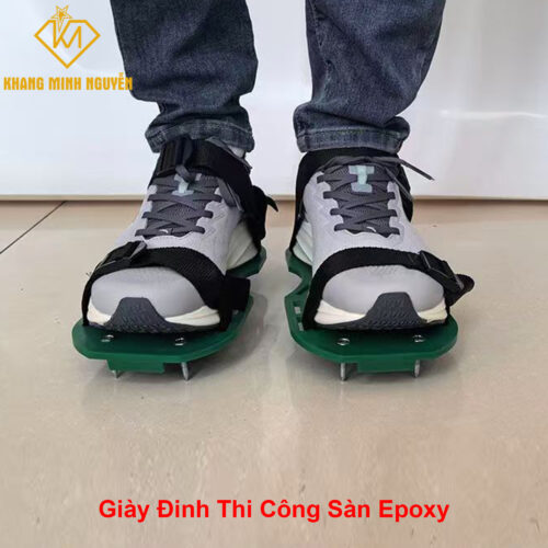 Giày đinh chuyên thi công sàn Epoxy, chống thấm